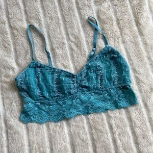 Sparkle and Fade Embroidered Bralette Size M